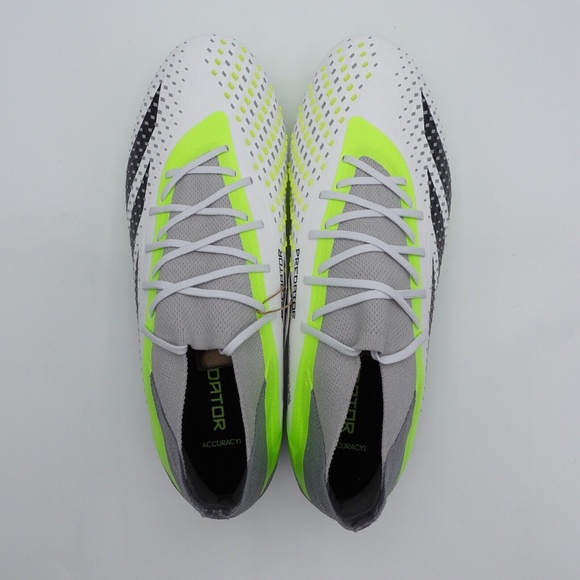 NEW Size 10 Men's adidas Predator Accuracy.1 SG Soccer Cleats IF2294 Cloud White - Picture 5 of 8